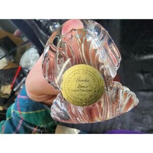 Vintage princess house  Lead Crystal seal Figurine